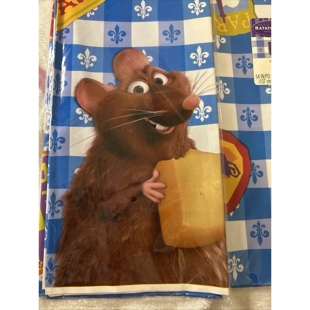 2 Hallmark Disney Ratatouille Table Clothes Table Cover 54